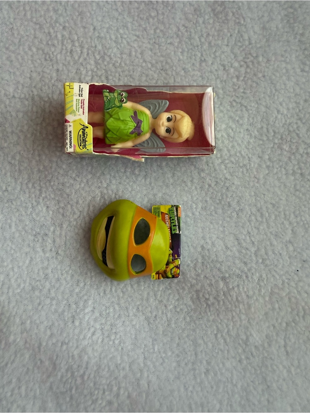 Mini  Michelangelo and Disney tinker bell